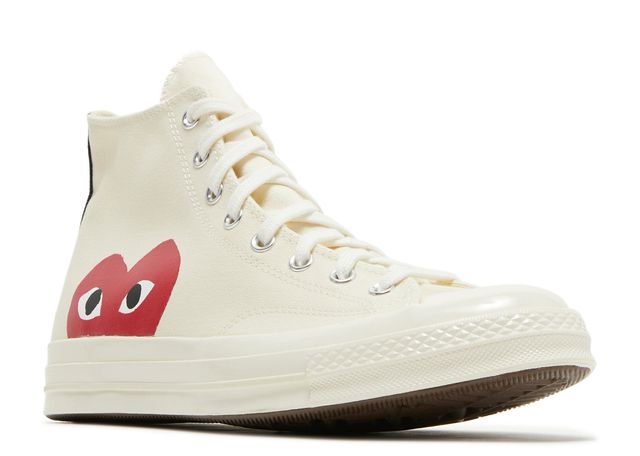 Converse Comme Des Garcons Play X Chuck 70 High Milk