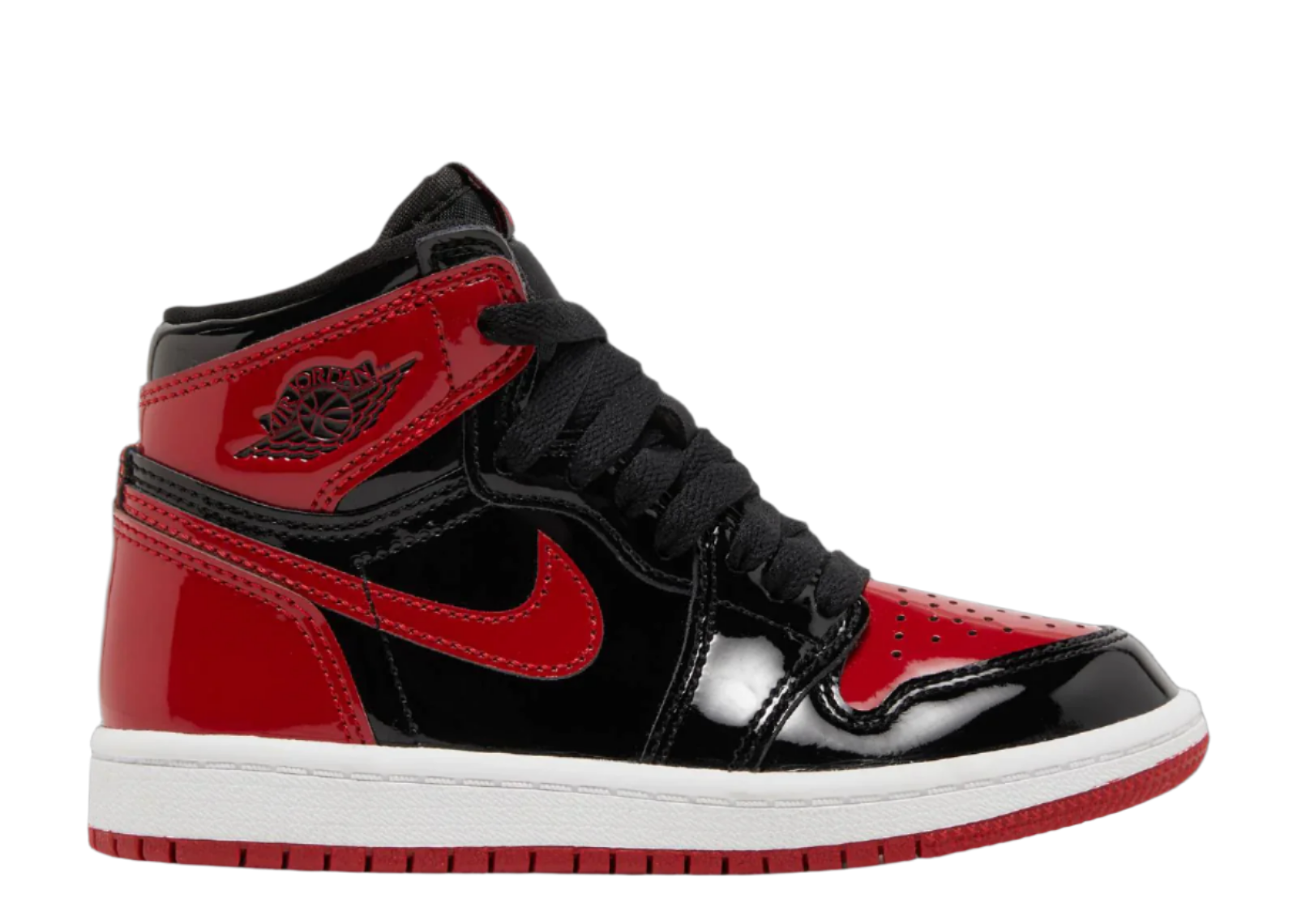 Jordan High Patent Bred – Size Run