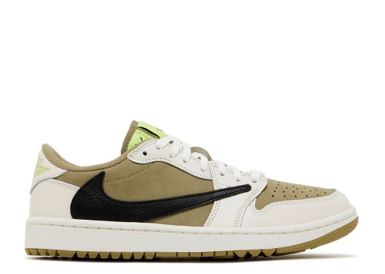 Jordan 1 Low X Travis Scott Golf Olive