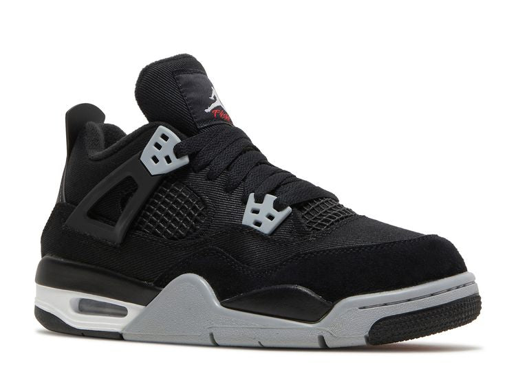Jordan 4 Black Canvas