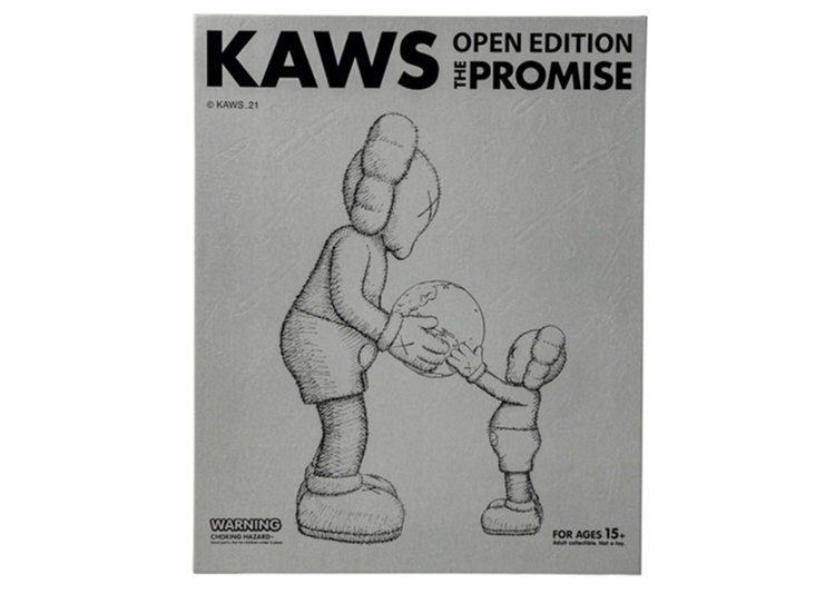 Kaws Open Edition The Promise Grey
