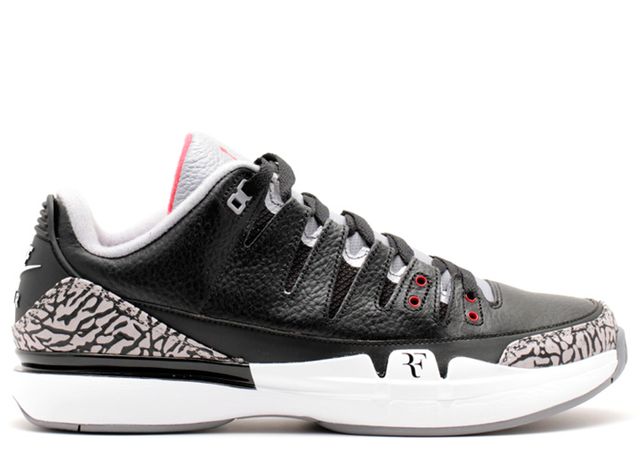 Nike Zoom Vapor Tour AJ 3 Black White