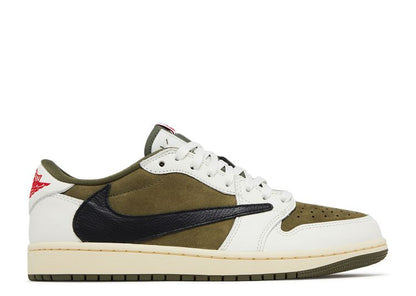 Jordan 1 Low X Travis Scott Reverse Olive