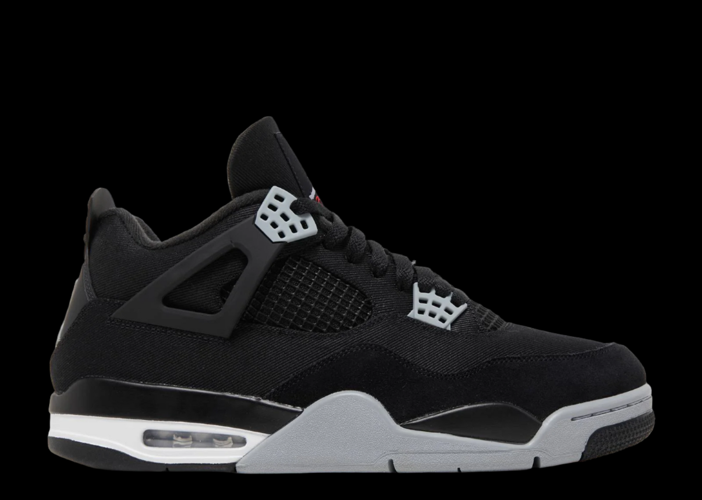 Jordan 4 Black Canvas