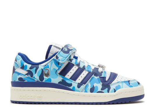 Adidas BAPE X Forum Low 84 30th Anniversary Blue