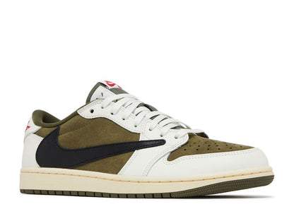 Jordan 1 Low X Travis Scott Reverse Olive