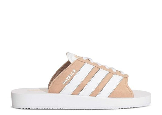 Adidas Gazelle Beach Slides Beige