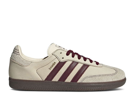 Adidas Samba Beige Maroon