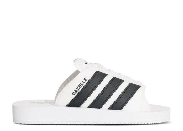 Adidas Gazelle Beach Slides White