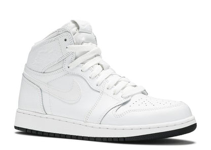 Jordan 1 High White Perforated