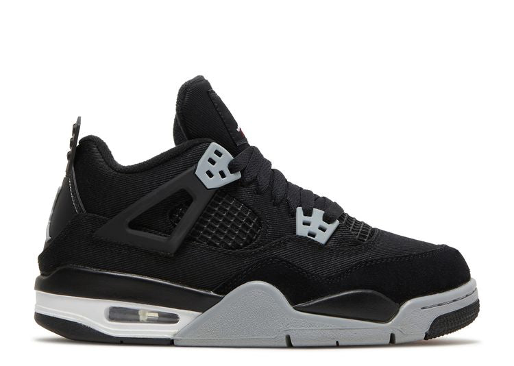 Jordan 4 Black Canvas