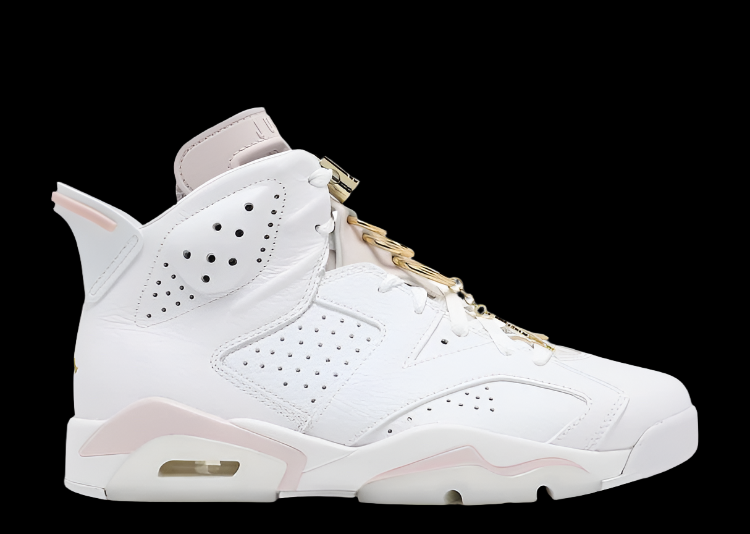 Jordan 6 Gold Hoops