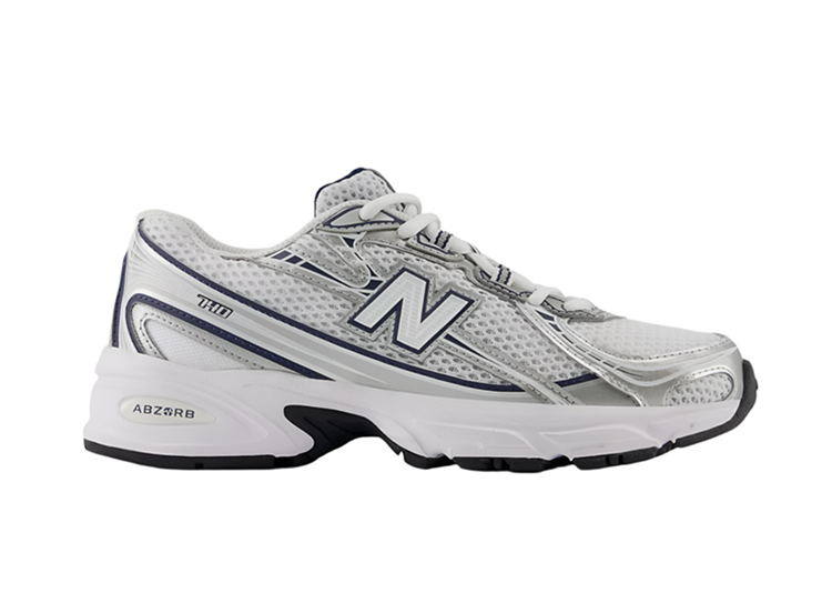 New Balance 740 Kids White Navy