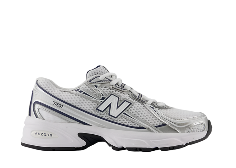 New Balance 740 Kids White Navy