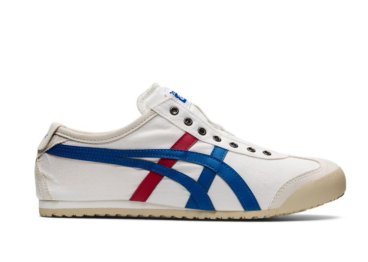 Onitsuka Tiger Slip-on White Blue Red