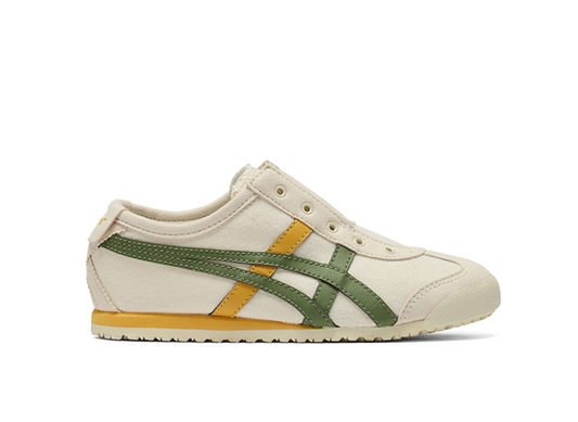 Onitsuka Tiger Kids Slip on Green Yellow