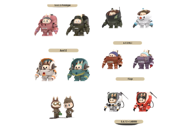 Labubu Machinen Krieger (Single Piece)