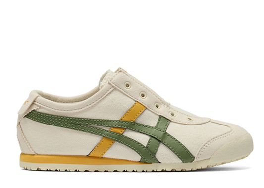 Onitsuka Tiger Kids Slip on Green Yellow