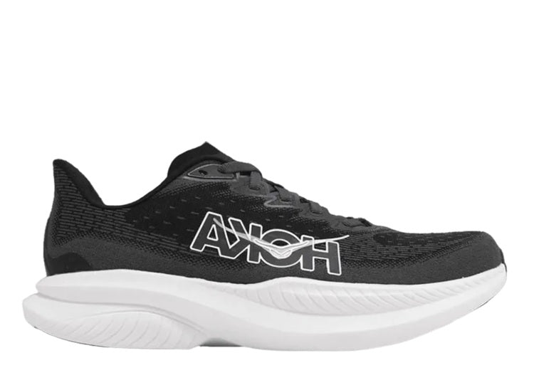 Hoka Mach 6 Wide Black White