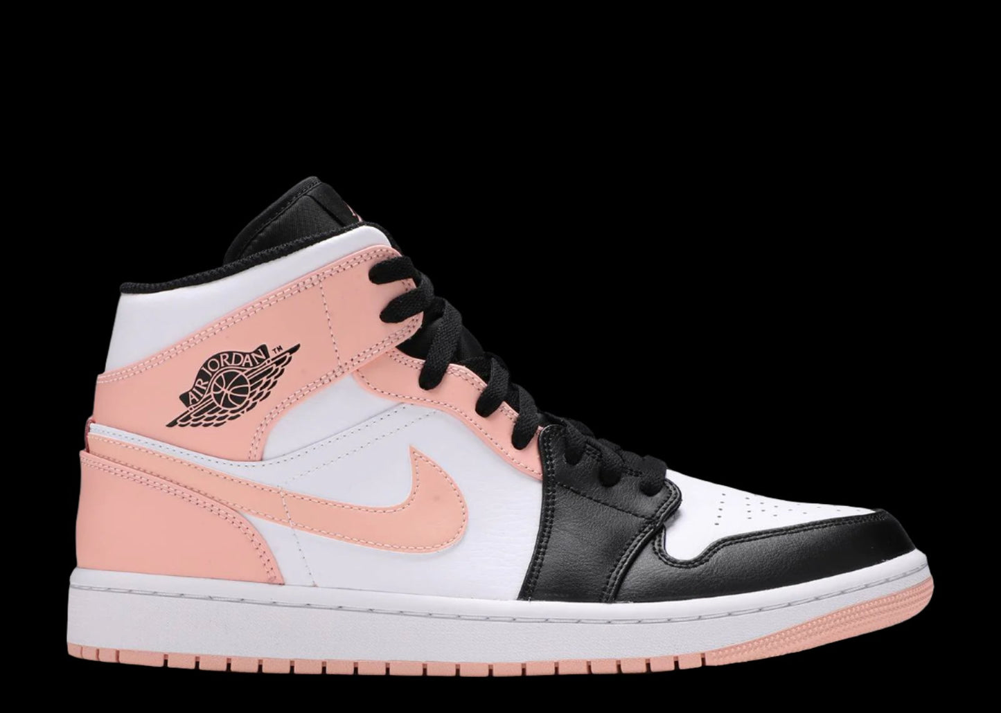 Jordan 1 Mid Arctic Orange Black Toe